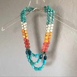 Anthropologie Long Beaded Necklace